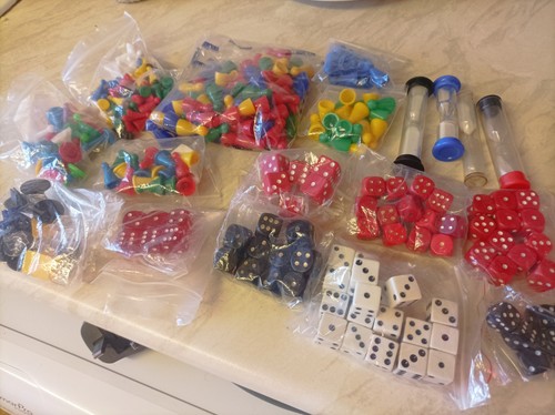 Spare game parts.Playing