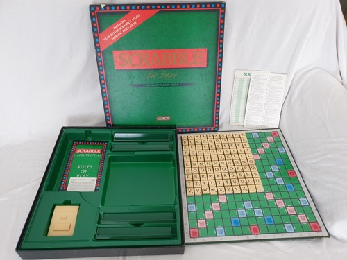 Scrabble deluxe board game - scrabble,