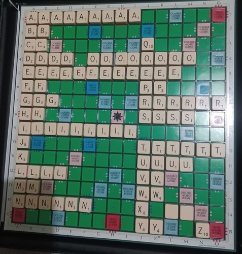 Scrabble deluxe board - scrabble,