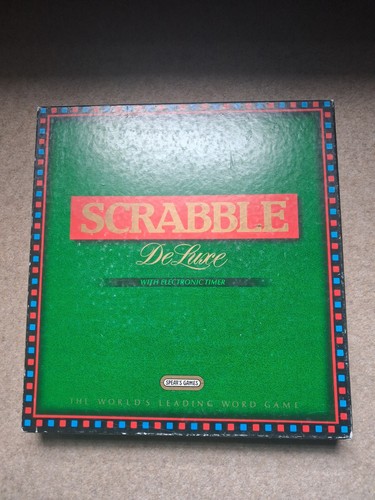 Scrabble deluxe board - deluxe,
