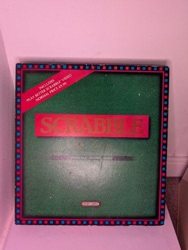 Scrabble deluxe board game - board,