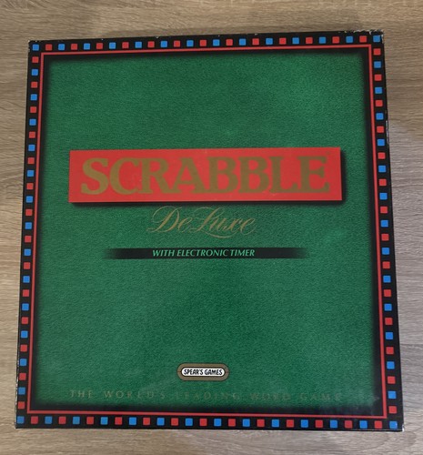 Scrabble deluxe board game - board,