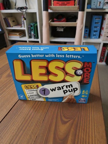 Less more board game spin - game,