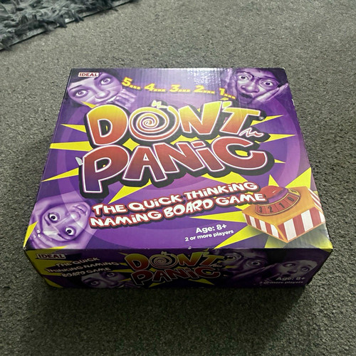 Ideal don panic word - panic, board