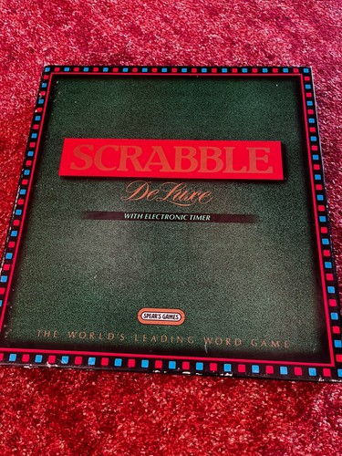 Vintage scrabble deluxe board - deluxe,
