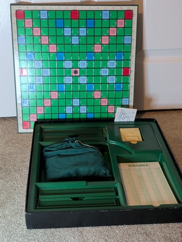 Scrabble deluxe board game - scrabble,