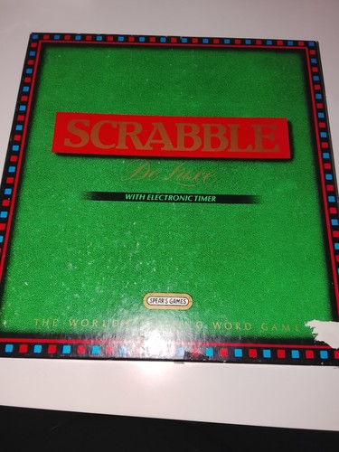 Vintage scrabble deluxe - vintage, board