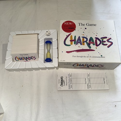 Charades the game vintage - game,