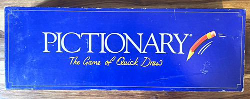 Parker pictionary board game - board,