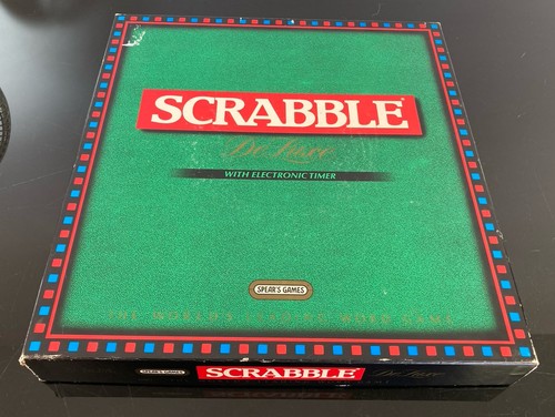 Scrabble deluxe board game - deluxe,
