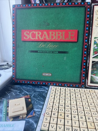 Scrabble board game complete - scrabble,